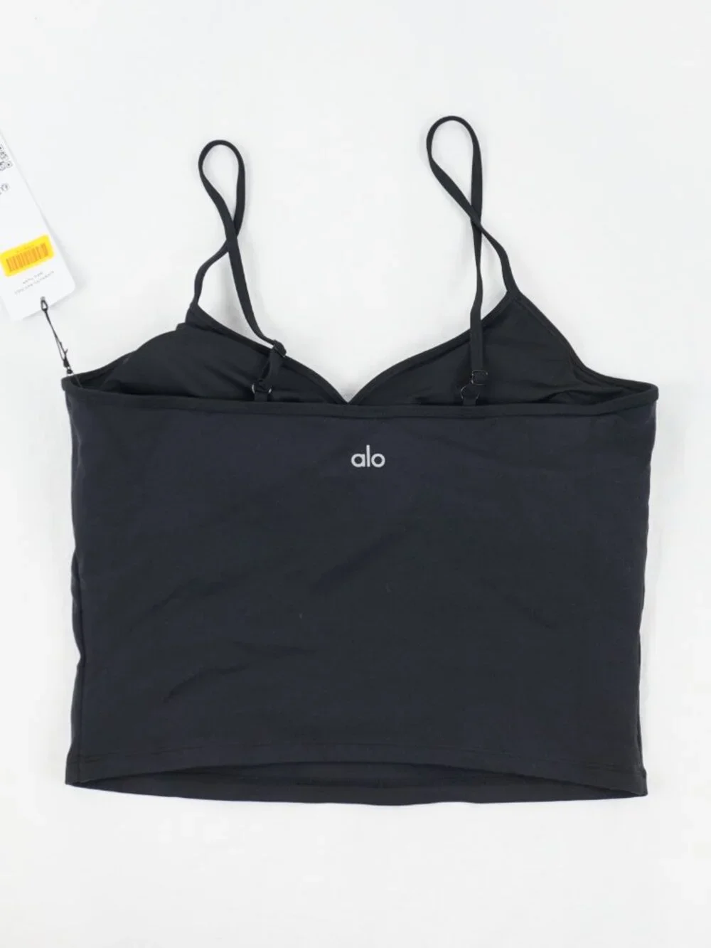 Alo Yoga Airbrush Refined Bra Tank Top In Black - Women's Size Large - NWT